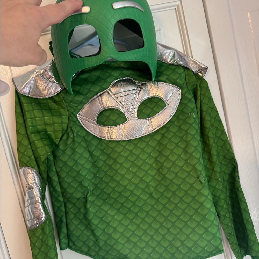 PJ Masks Green and Silver Kids Costume Dress Up Set! - Picture 3 of 10